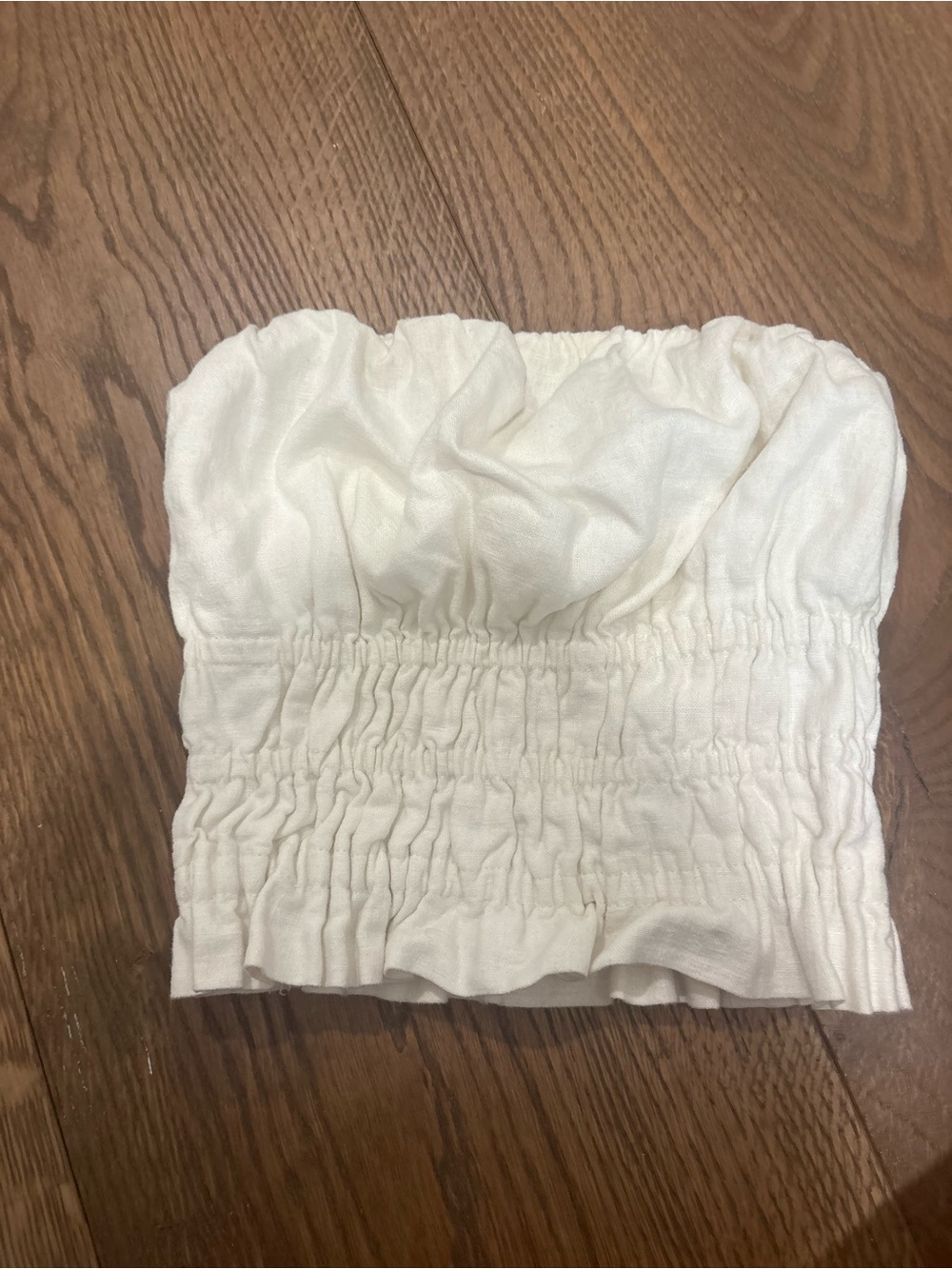 Abercrombie Linen Blend Tube Top